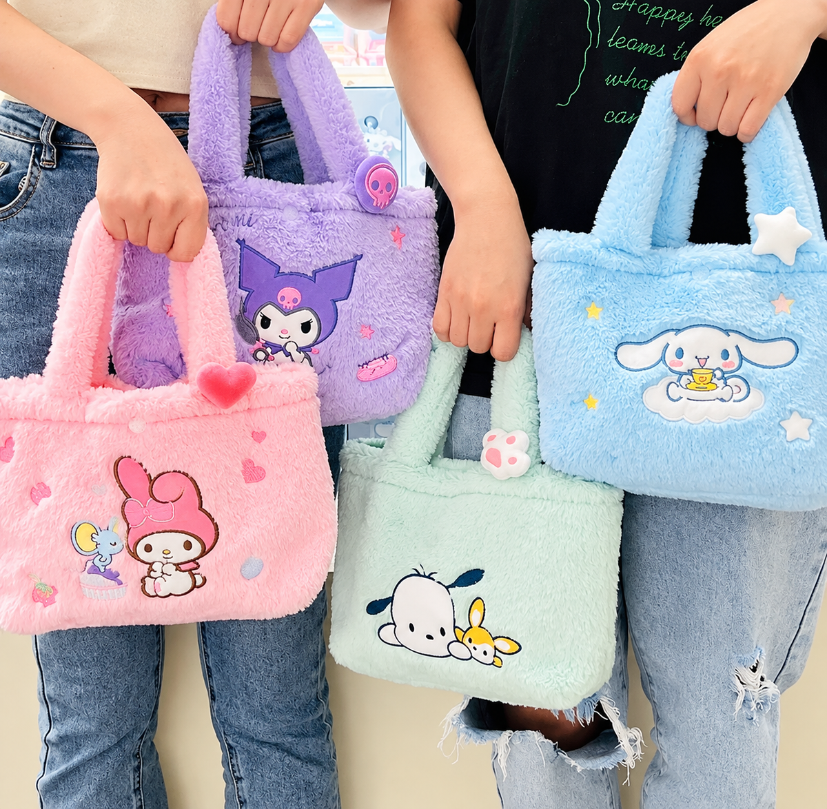 Plush Character Tote Bag