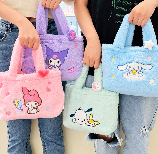 Plush Character Tote Bag