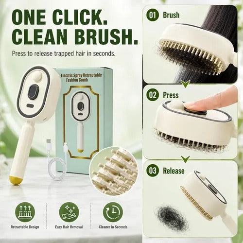 Electric Spray Hair Brush